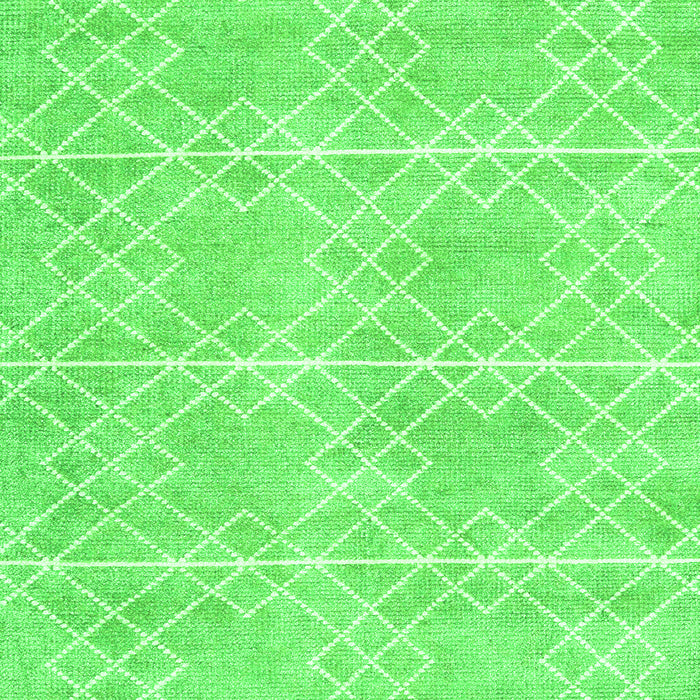 Abstract Green Contemporary Rug, con1866grn