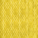 Square Abstract Yellow Contemporary Rug, con1866yw