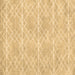 Square Abstract Brown Contemporary Rug, con1866brn