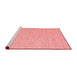 Contemporary Red Washable Rugs