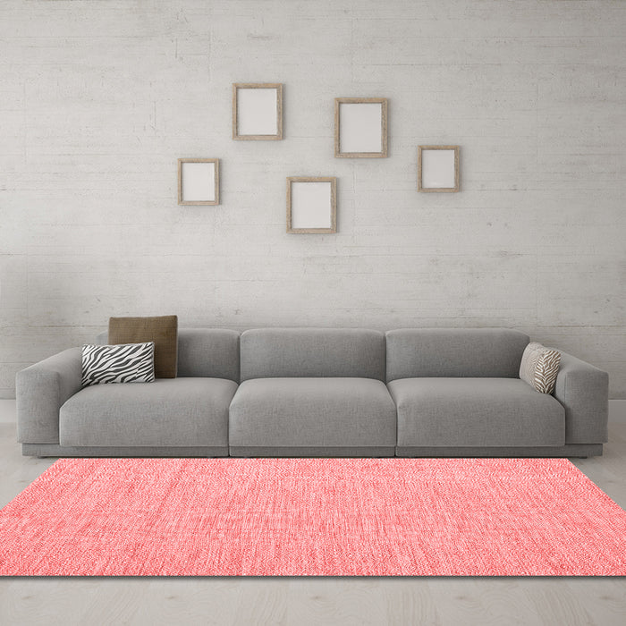 Contemporary Red Washable Rugs