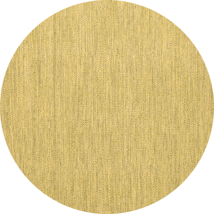 Round Abstract Brown Contemporary Rug, con1867brn