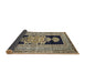 Thickness of Contemporary Brownish Green Modern Rug, con1868