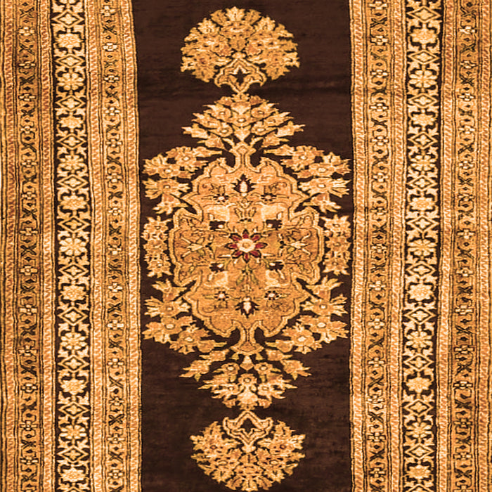 Abstract Orange Contemporary Rug, con1868org