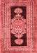 Abstract Red Contemporary Area Rugs