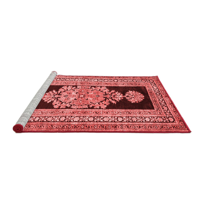 Contemporary Red Washable Rugs