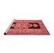 Contemporary Red Washable Rugs