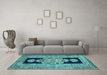 Machine Washable Abstract Light Blue Contemporary Rug in a Living Room, wshcon1868lblu