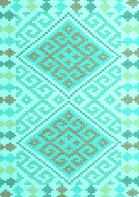 Southwestern Turquoise Country Rug, con1869turq