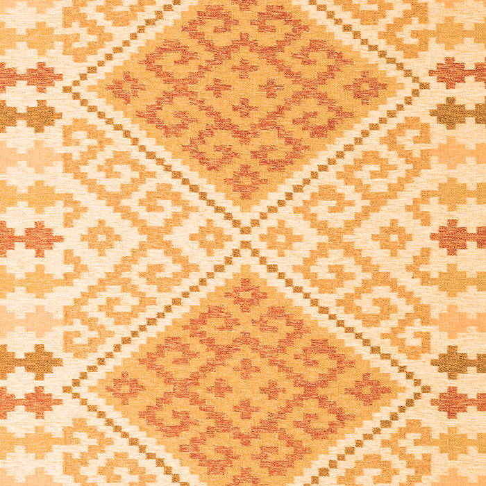 Serging Thickness of Machine Washable Southwestern Orange Country Area Rugs, wshcon1869org
