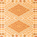 Serging Thickness of Southwestern Orange Country Rug, con1869org