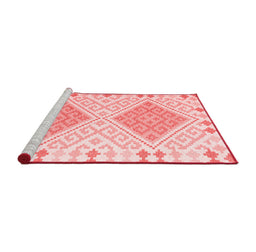 Country Red Washable Rugs