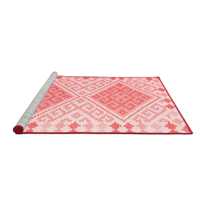 Country Red Washable Rugs