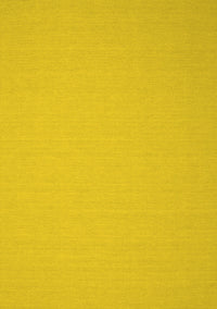 Solid Yellow Modern Rug, con186yw