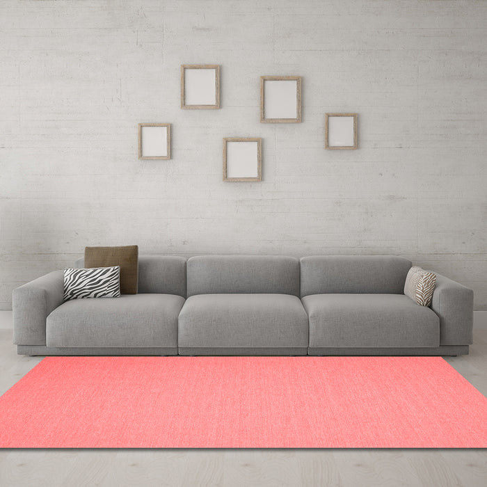 Modern Red Washable Rugs