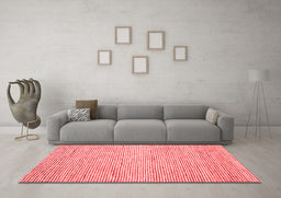 Contemporary Red Washable Rugs
