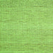 Serging Thickness of Abstract Green Contemporary Rug, con1870grn