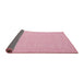 Thickness of Contemporary Pink Modern Rug, con1871