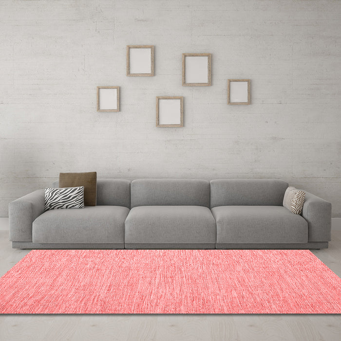 Contemporary Red Washable Rugs