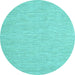 Round Machine Washable Abstract Light Blue Contemporary Rug, wshcon1872lblu