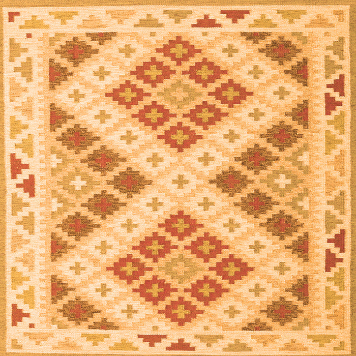 Serging Thickness of Southwestern Orange Country Rug, con1873org