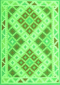 Southwestern Green Country Rug, con1873grn