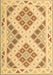 Machine Washable Southwestern Brown Country Rug, wshcon1873brn