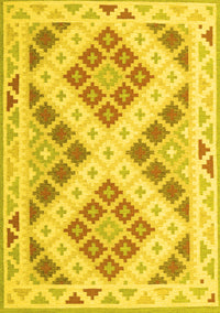 Southwestern Yellow Country Rug, con1873yw