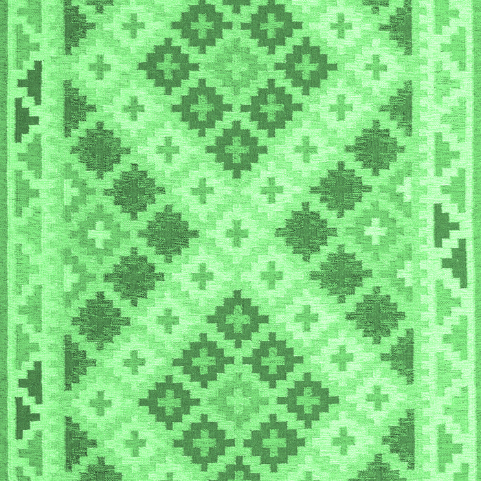 Southwestern Emerald Green Country Rug, con1873emgrn
