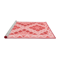 Country Red Washable Rugs