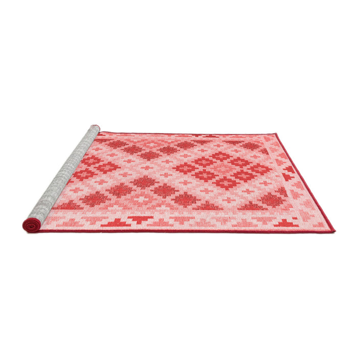 Country Red Washable Rugs