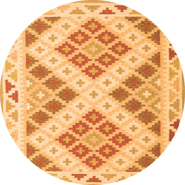 Machine Washable Southwestern Orange Country Area Rugs, wshcon1873org