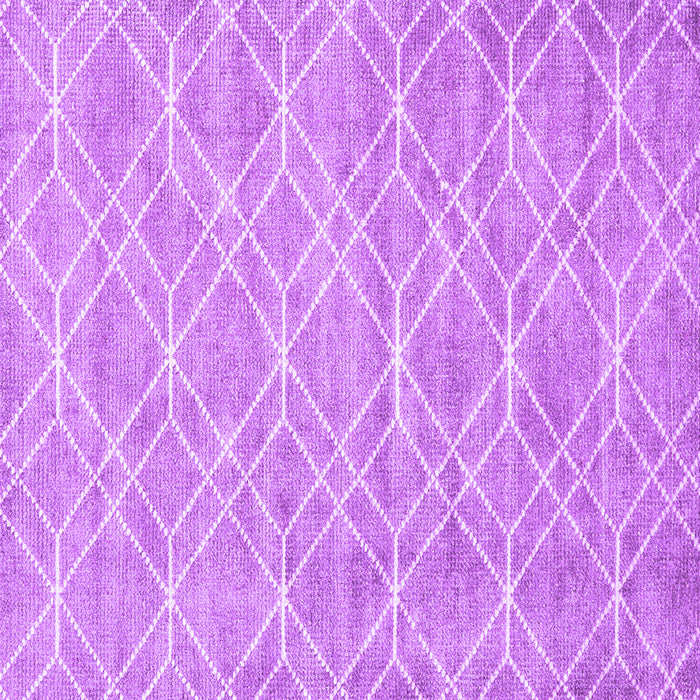 Square Abstract Purple Contemporary Rug, con1874pur