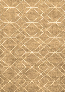 Abstract Brown Contemporary Rug, con1874brn