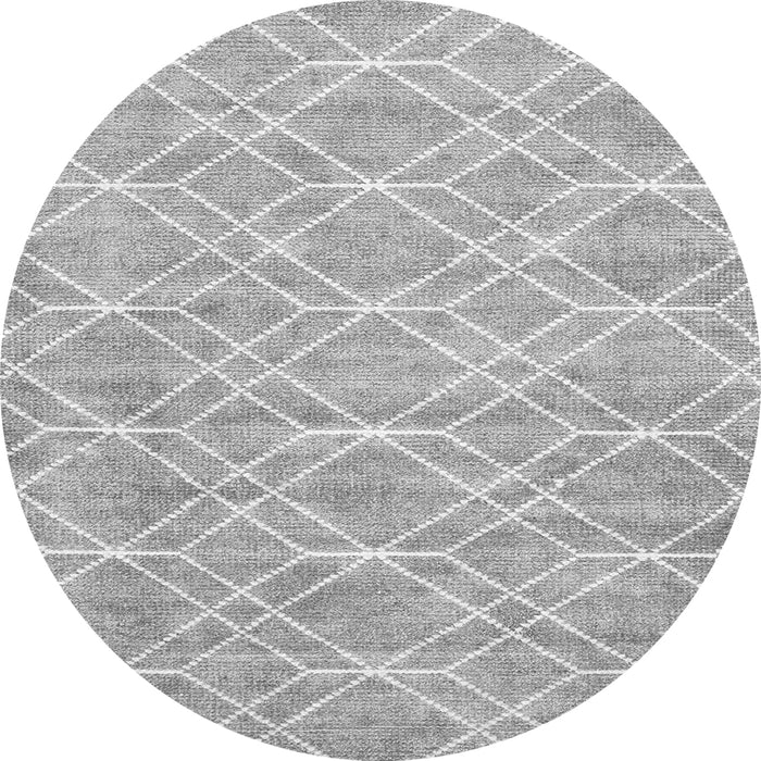 Machine Washable Abstract Gray Contemporary Rug, wshcon1874gry