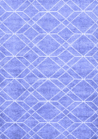 Abstract Blue Contemporary Rug, con1874blu