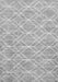 Serging Thickness of Machine Washable Abstract Gray Contemporary Rug, wshcon1874gry