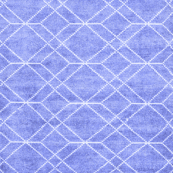 Machine Washable Abstract Blue Contemporary Rug, wshcon1874blu