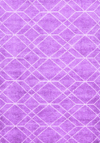 Abstract Purple Contemporary Rug, con1874pur