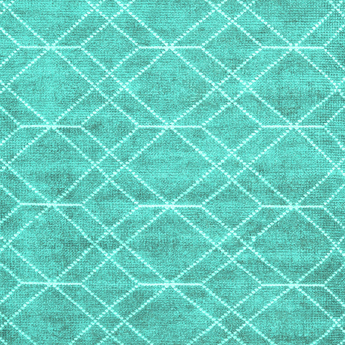Abstract Turquoise Contemporary Rug, con1874turq