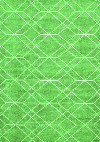 Abstract Green Contemporary Rug, con1874grn