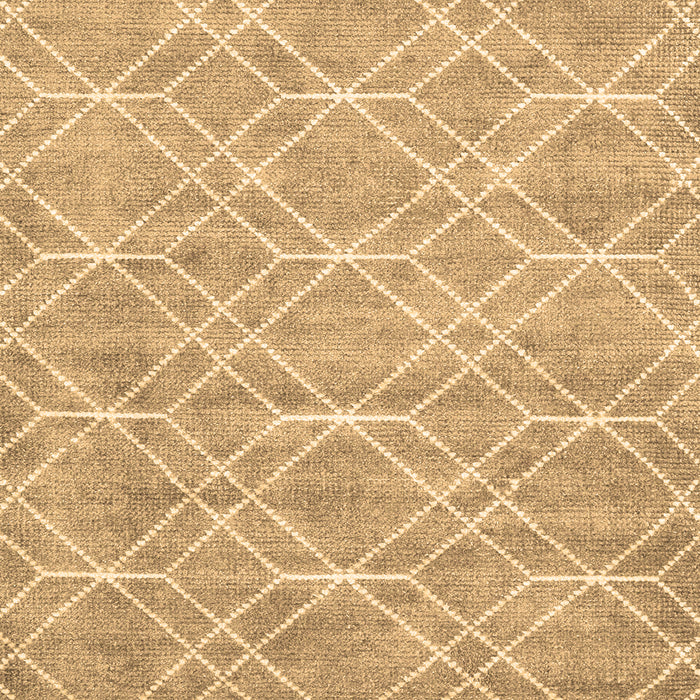 Machine Washable Abstract Brown Contemporary Rug, wshcon1874brn