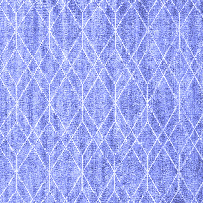 Square Abstract Blue Contemporary Rug, con1874blu