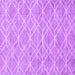 Square Machine Washable Abstract Purple Contemporary Area Rugs, wshcon1874pur