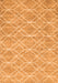 Serging Thickness of Machine Washable Abstract Orange Contemporary Area Rugs, wshcon1874org