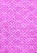 Machine Washable Abstract Pink Contemporary Rug, wshcon1874pnk