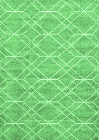 Abstract Emerald Green Contemporary Rug, con1874emgrn