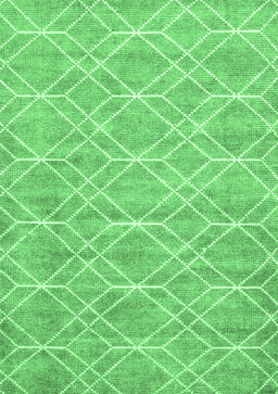 Abstract Emerald Green Contemporary Rug, con1874emgrn