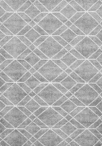 Abstract Gray Contemporary Rug, con1874gry