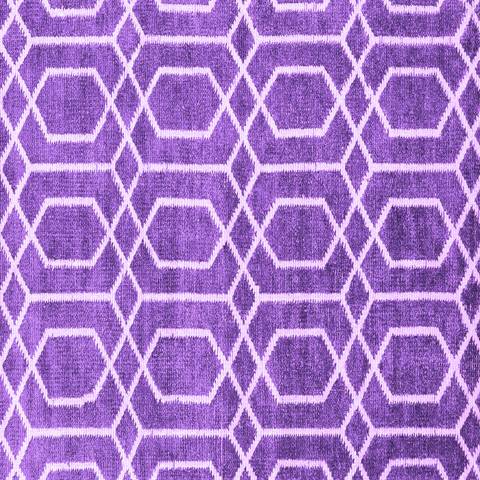 Square Machine Washable Abstract Purple Contemporary Area Rugs, wshcon1875pur